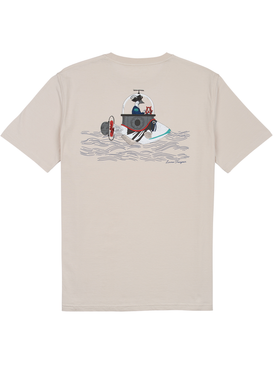 好奇心旺盛な海Tシャツ