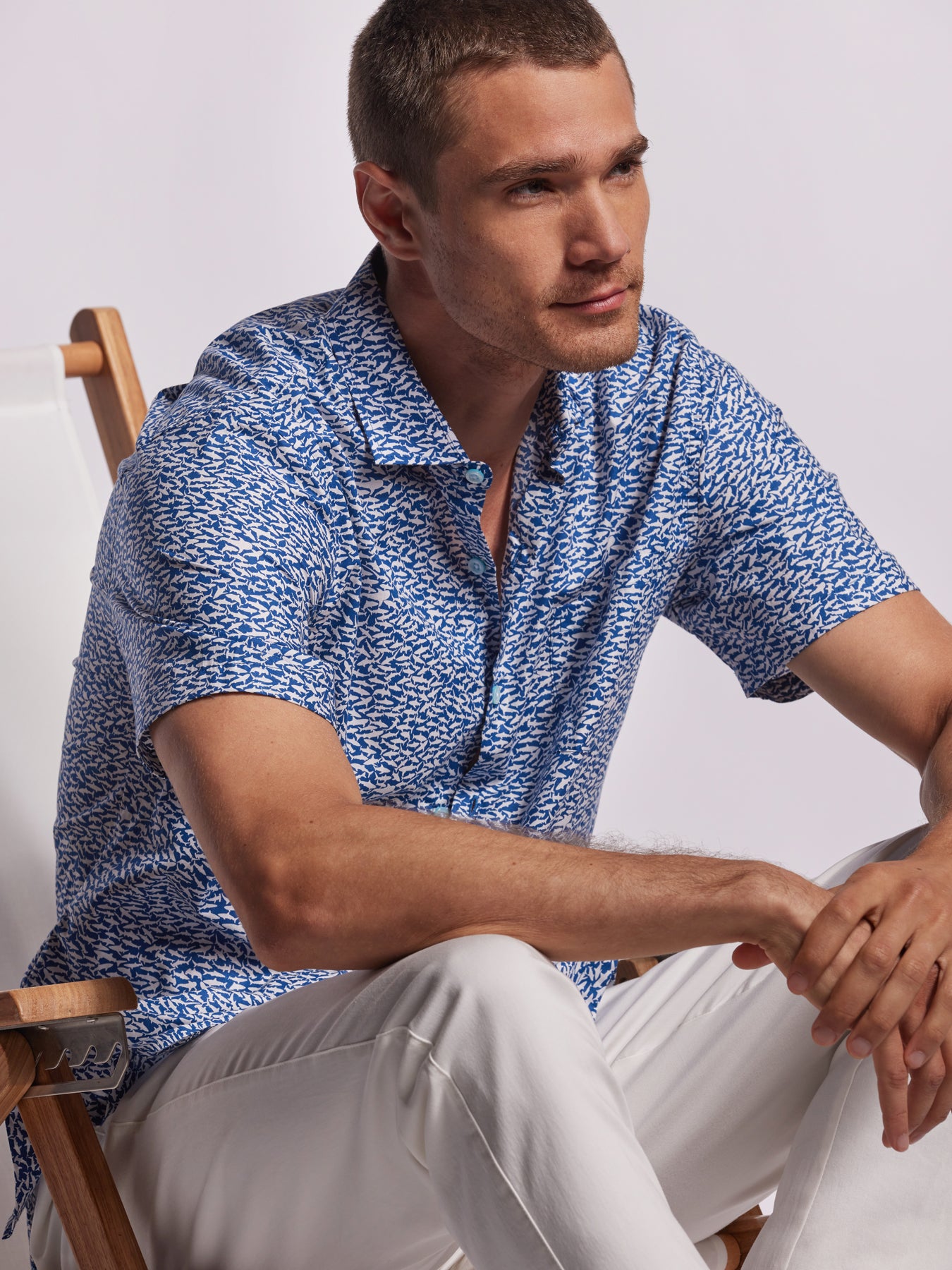 Shark Tank — Cotton Lawn Shirt | Tori Richard