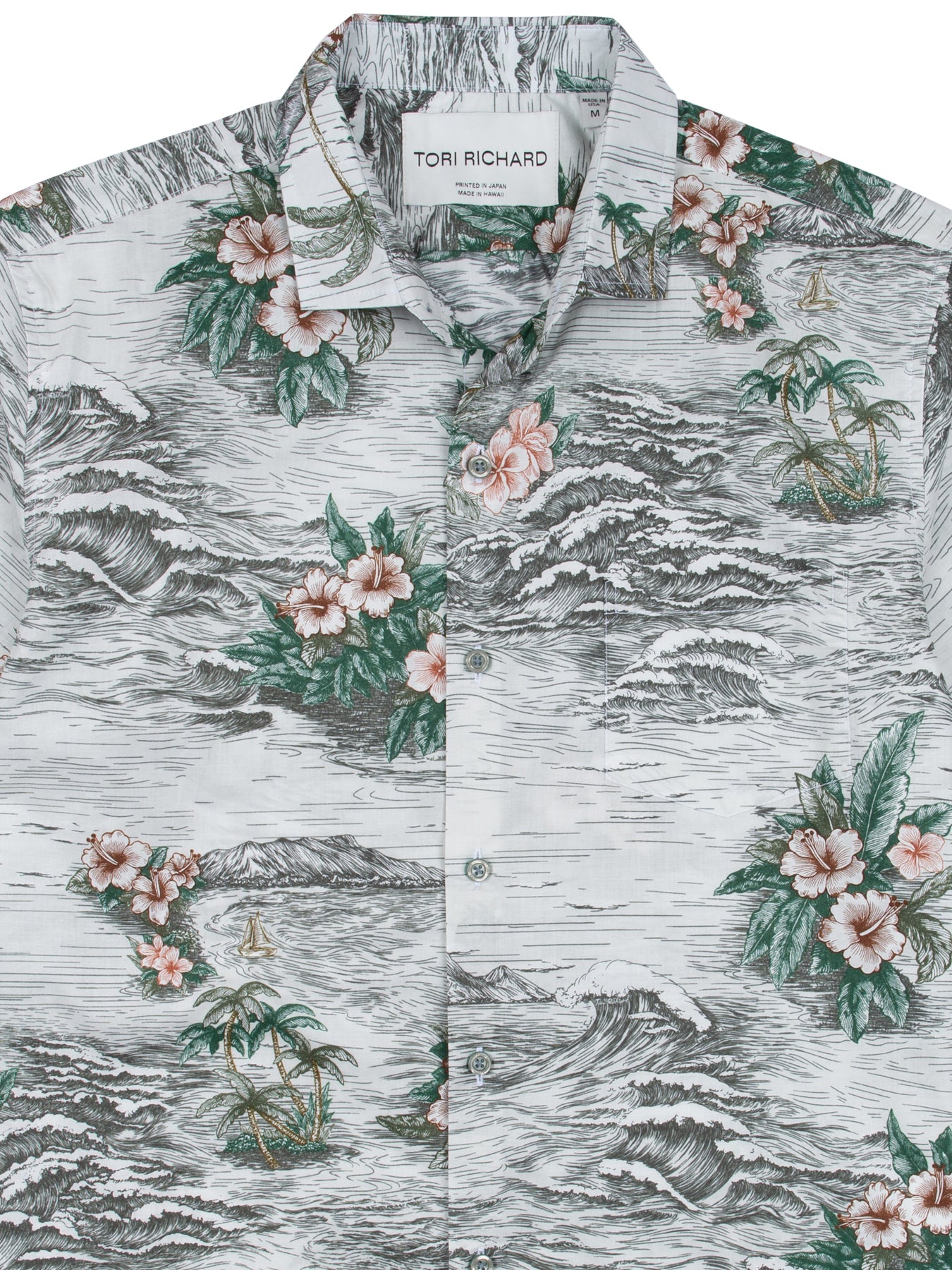 Etched Scenic — Cotton Lawn Shirt | Tori Richard