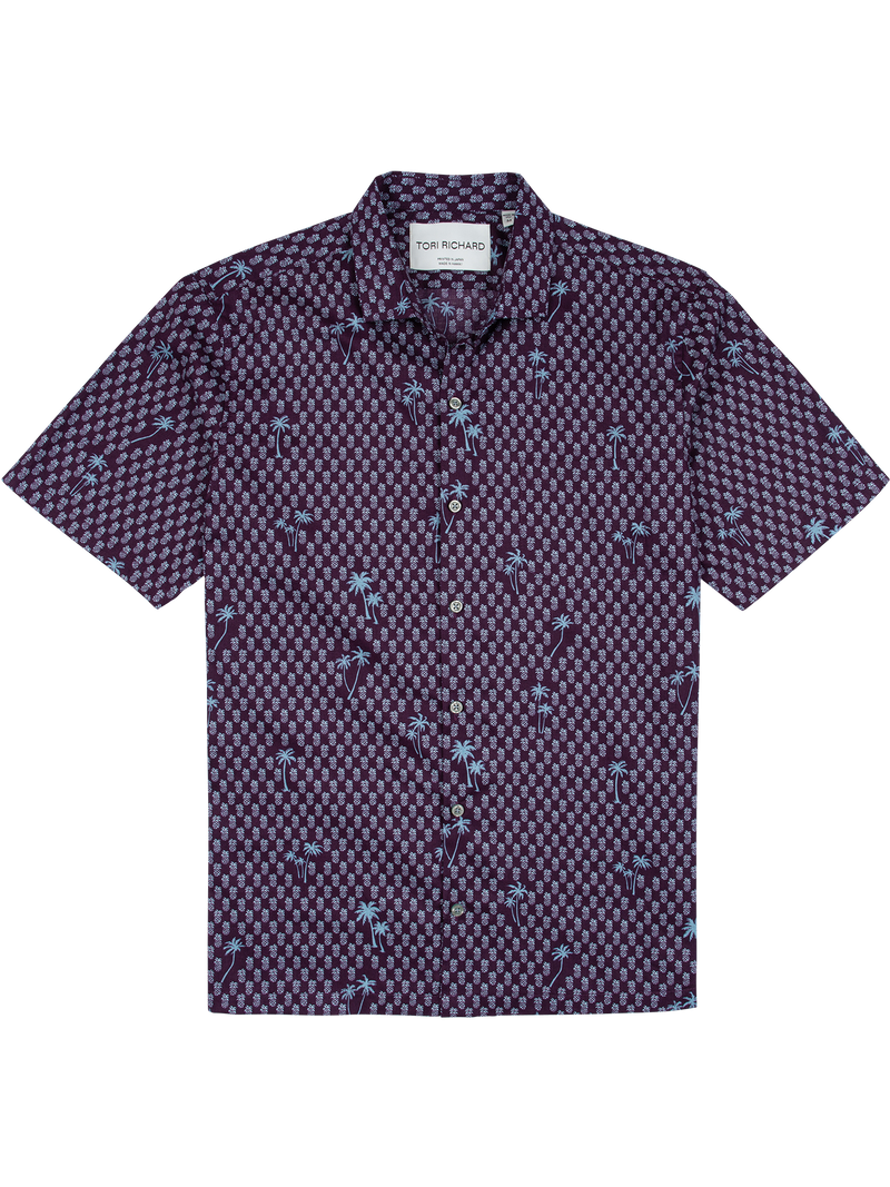 Hospitality Palm — Cotton Lawn Shirt | Tori Richard