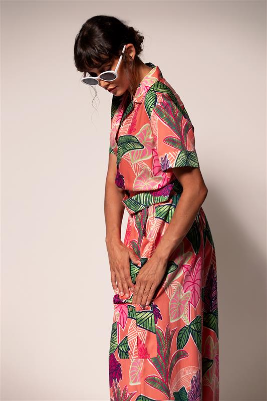 House on the hill jumpsuit 90 花柄 フラワー Terracotta Jumpsuit by Harlyn | Rent the Runway