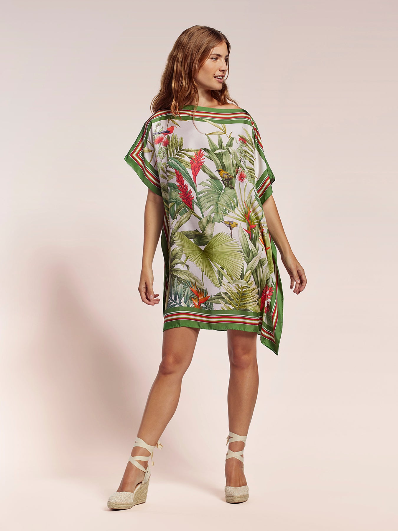 Manu Garden Laetitia — Mulberry Silk Tunic | Tori Richard