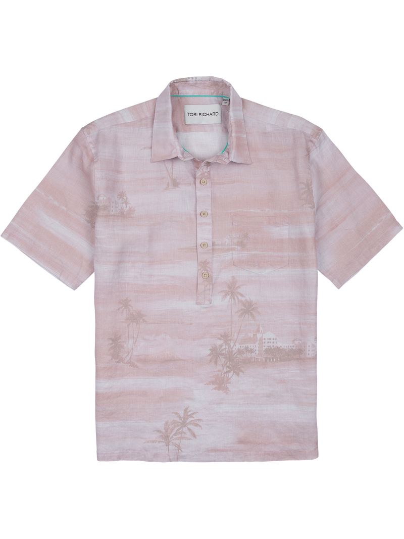 Mirage Half Placket Shirt | Tori Richard