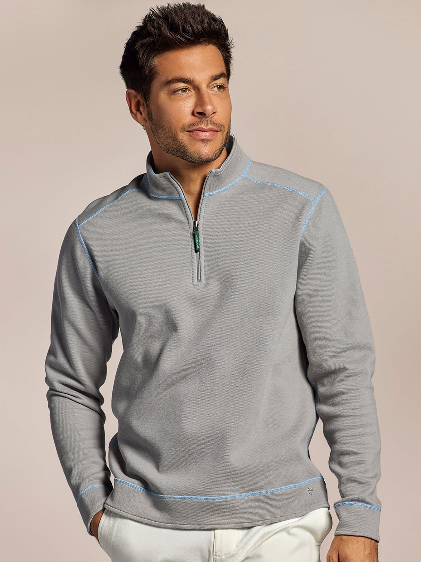 Coast To Coast Reversible Quarter Zip – Tori Richard