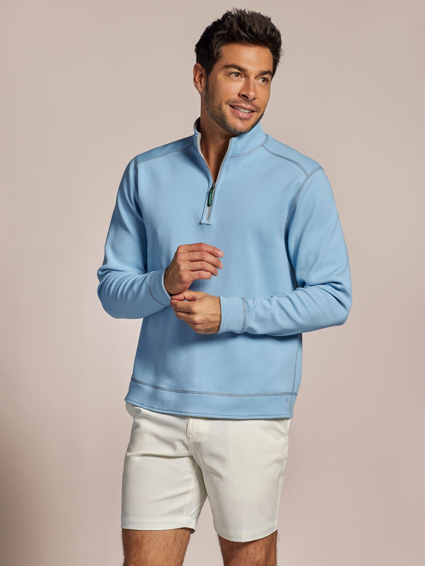 Coast To Coast Reversible Quarter Zip – Tori Richard