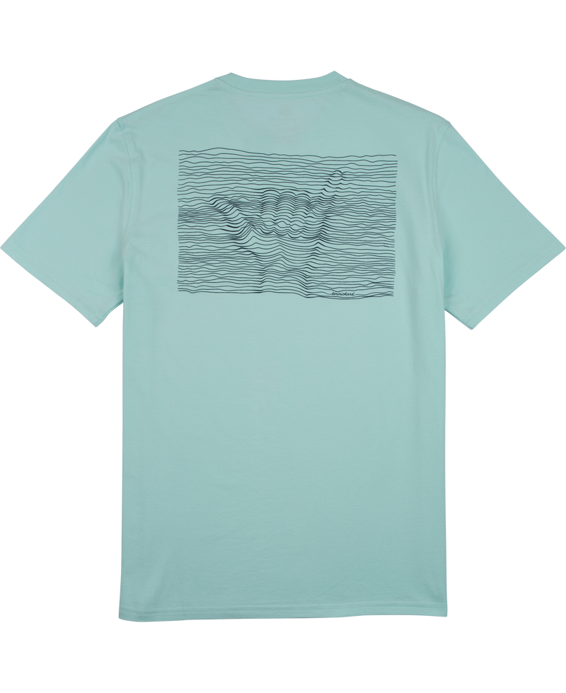 Sine Wave Shaka Pima Cotton T-Shirt