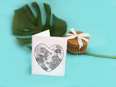 Mitarbeiter zum Valentinstag wählen Ihre eigene Karte aus und färben sie aus 