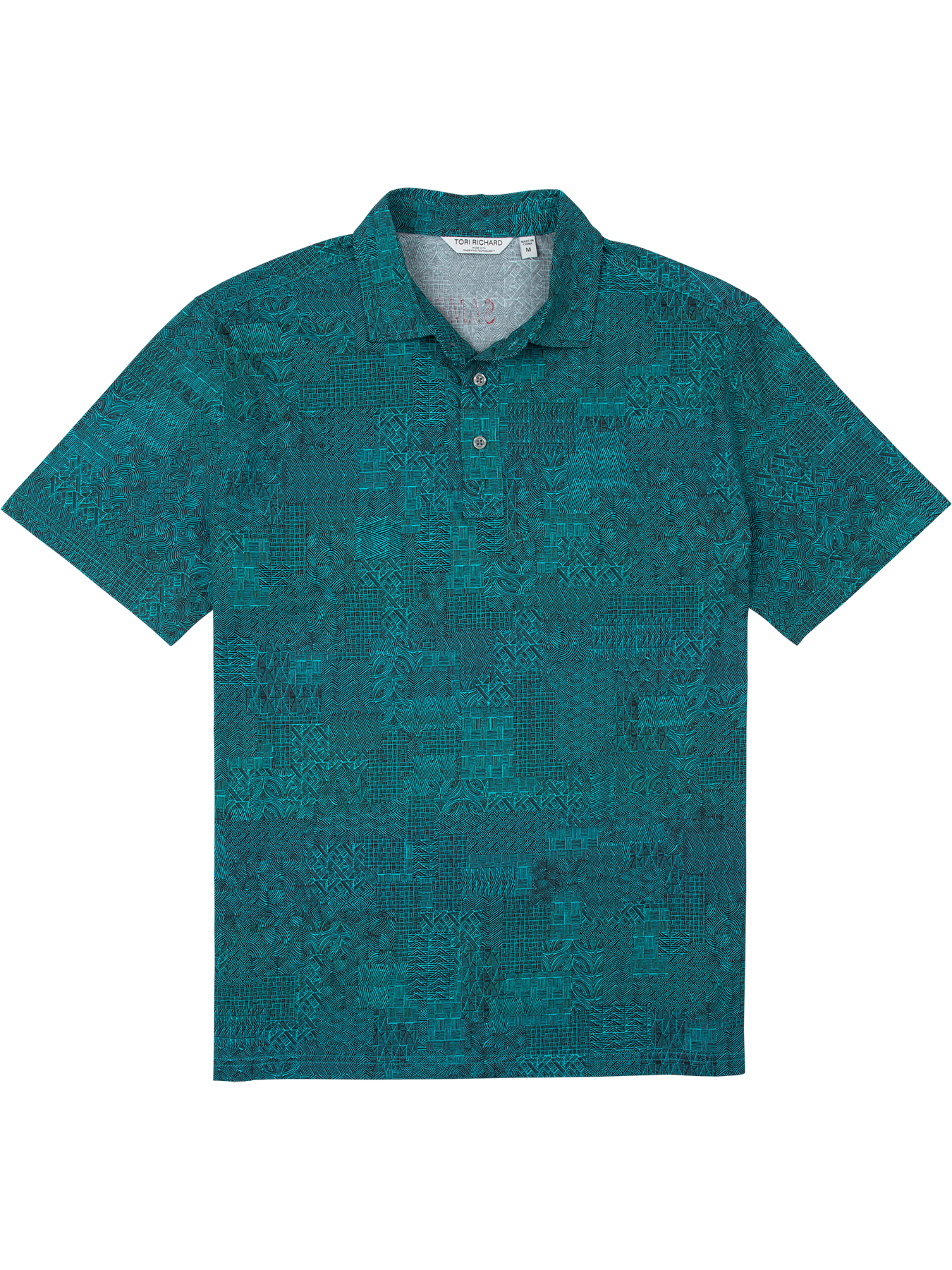 Tropic Blocks Polo – Tradewind Technology™