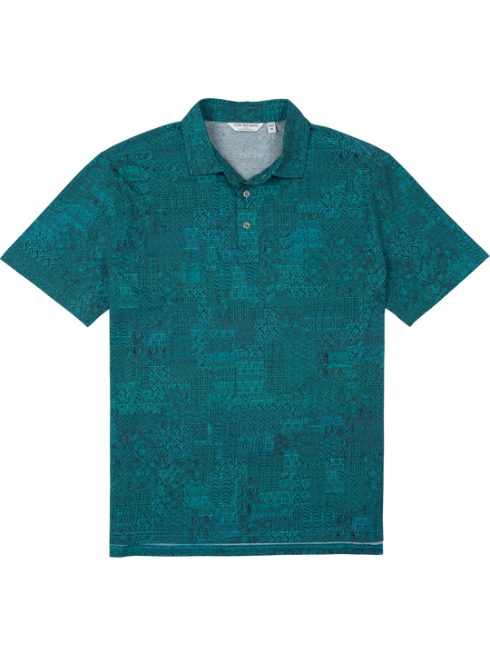 Tropic Blocks Polo – Tradewind Technology®
