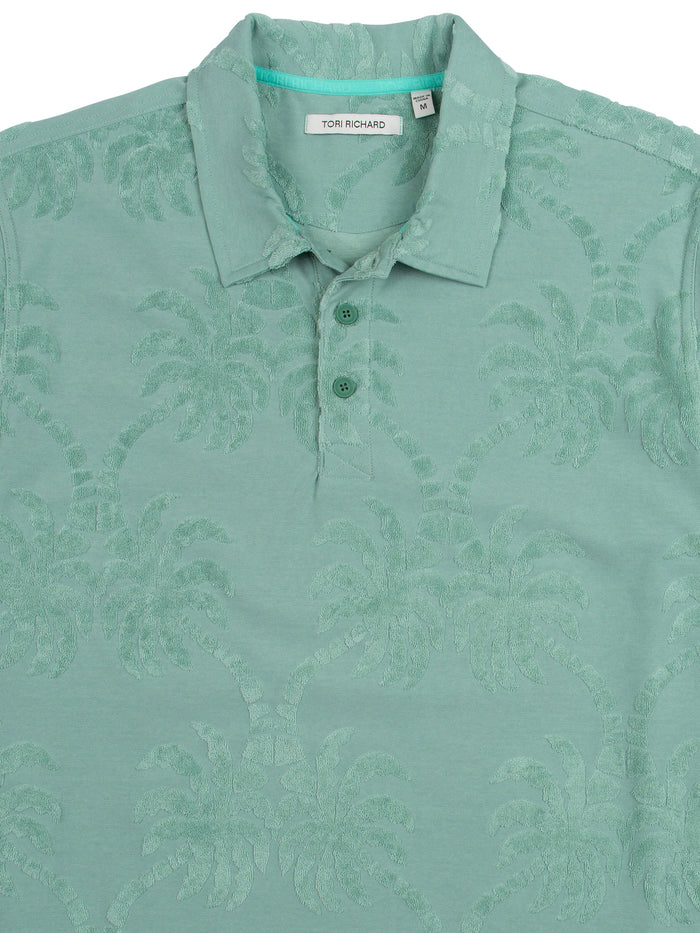 Palm Bungalow Terry Jacquard Polo