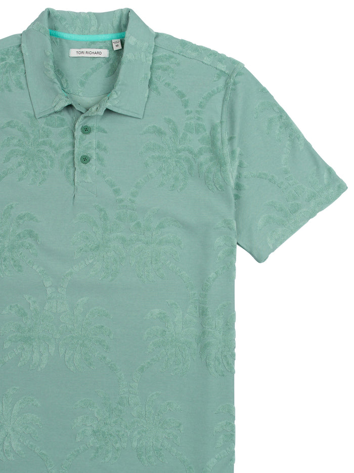 Palm Bungalow Terry Jacquard Polo