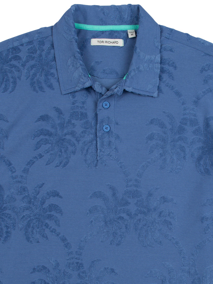 Palm Bungalow Terry Jacquard Polo