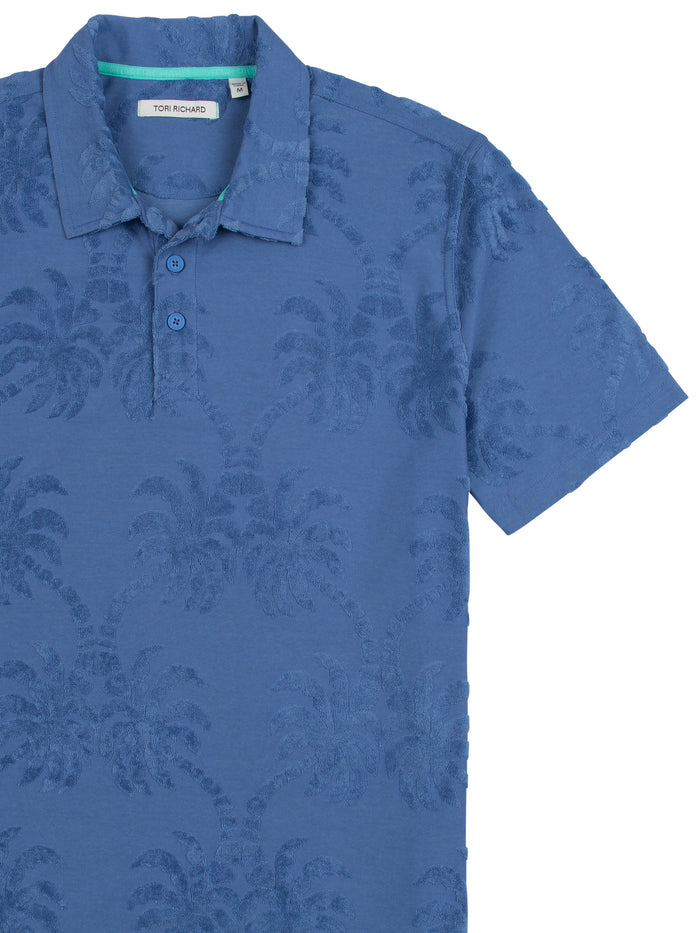 Palm Bungalow Terry Jacquard Polo