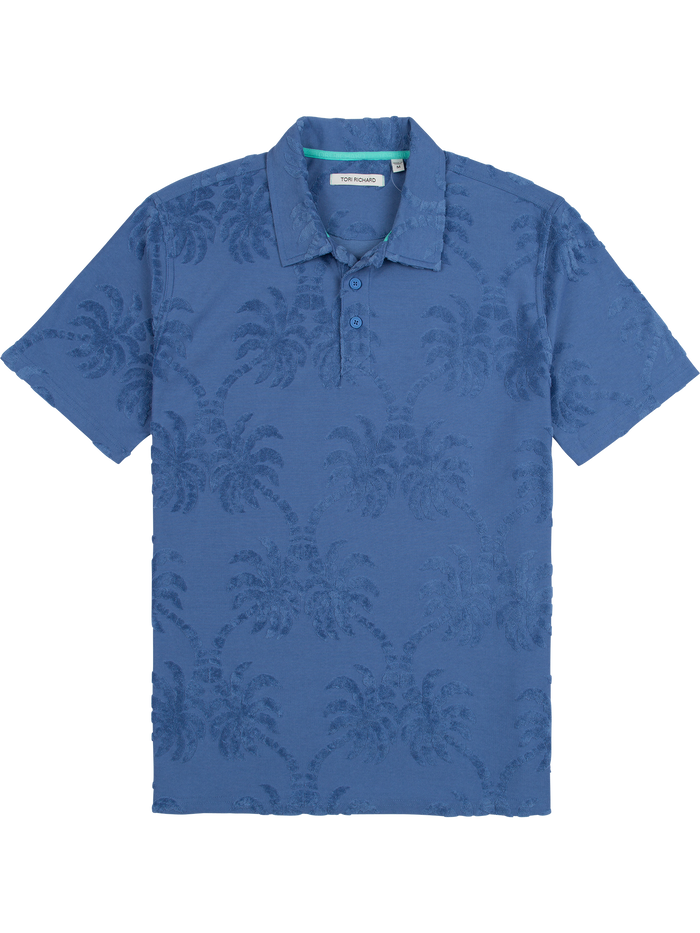 Palm Bungalow Terry Jacquard Polo