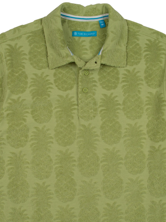 Pineapple Bungalow Terry Jacquard Polo