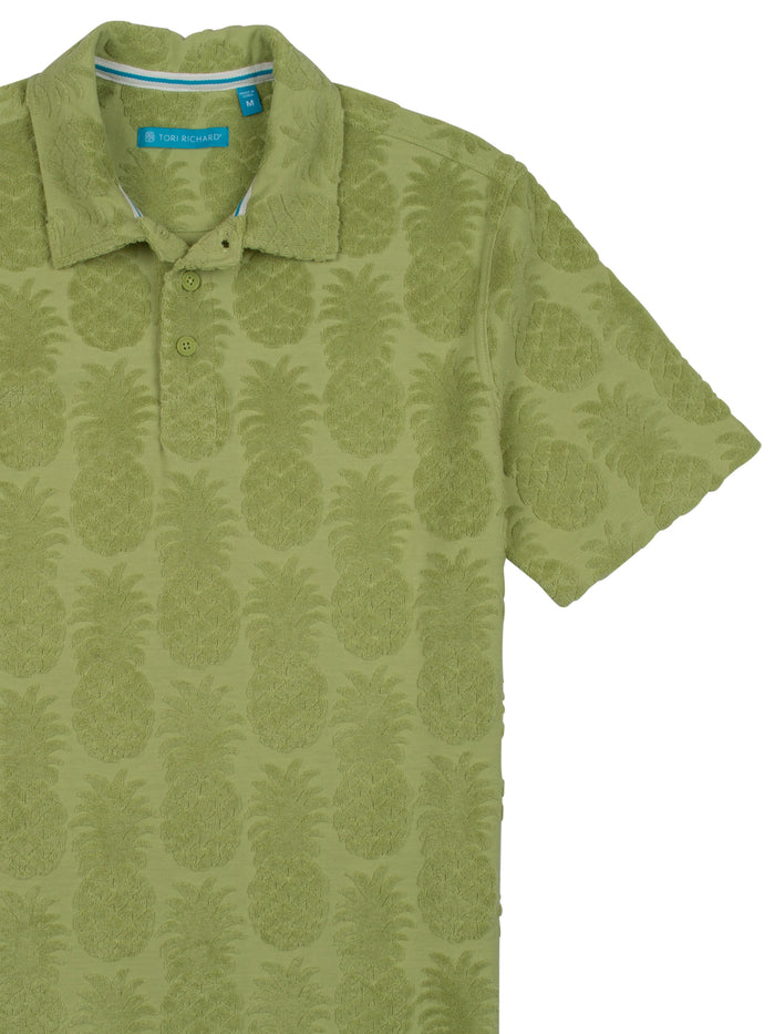 Pineapple Bungalow Terry Jacquard Polo