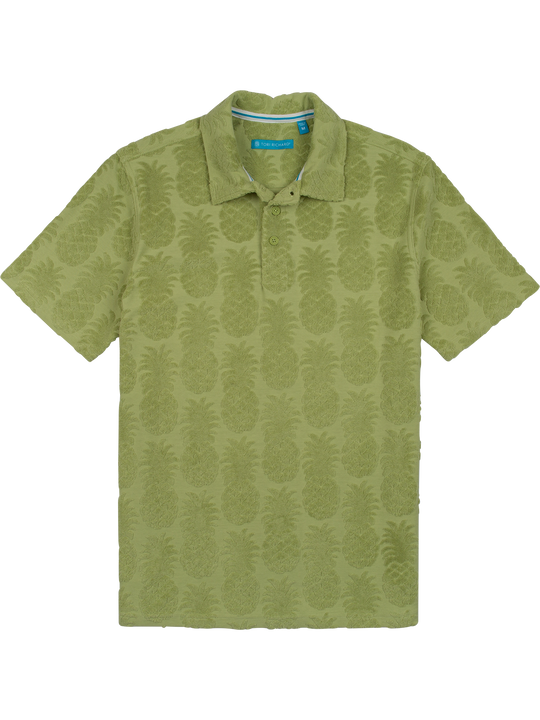 Pineapple Bungalow Terry Jacquard Polo
