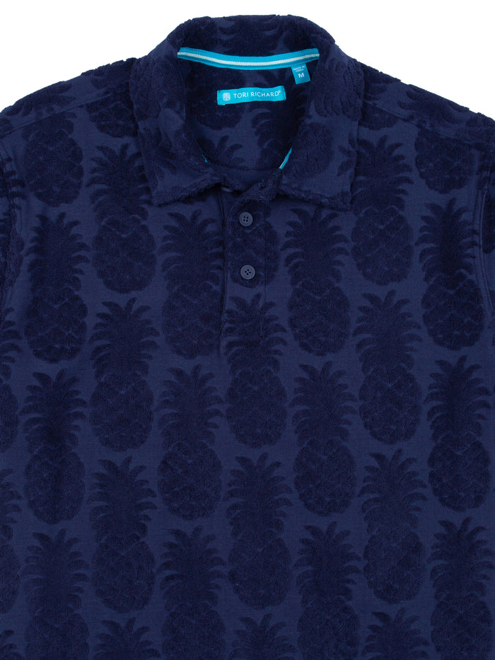 Pineapple Bungalow Terry Jacquard Polo