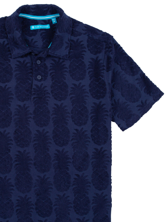 Pineapple Bungalow Terry Jacquard Polo