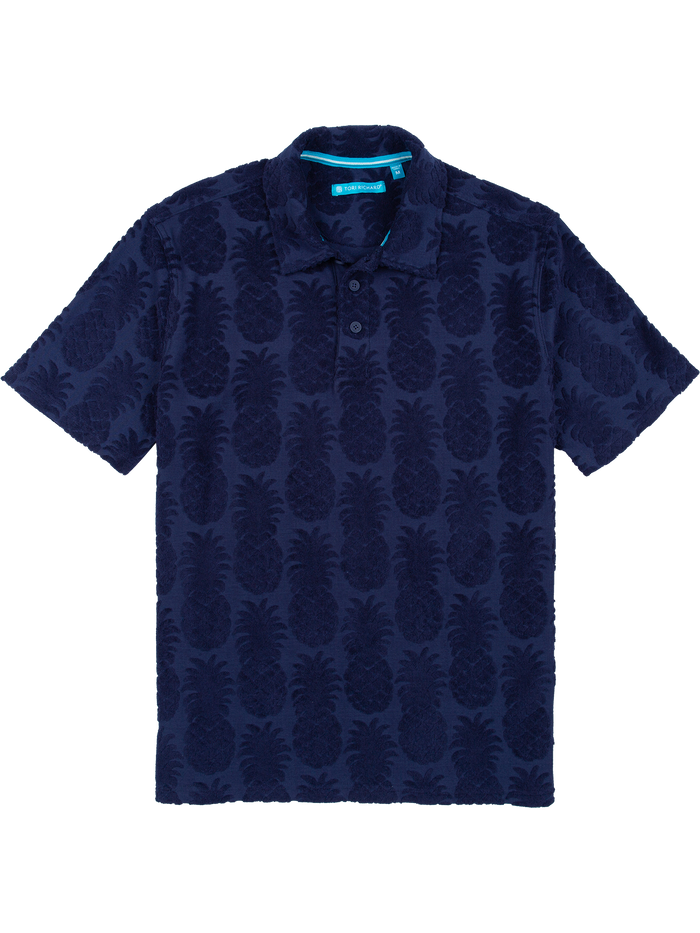 Pineapple Bungalow Terry Jacquard Polo