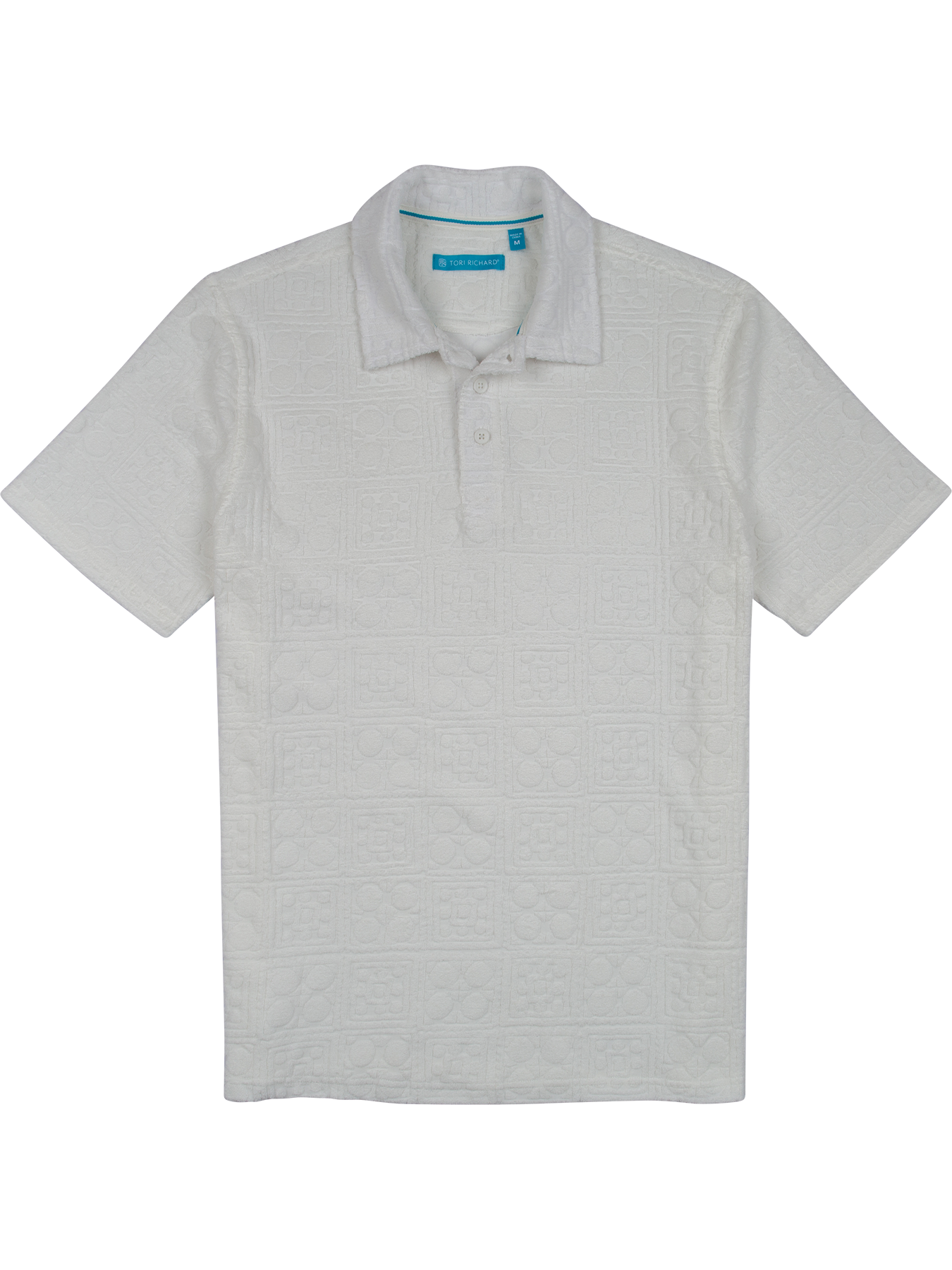 Woodcut Bungalow Jacquard Terry Polo