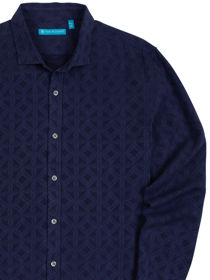 Breeze Block Jacquard Long Sleeve