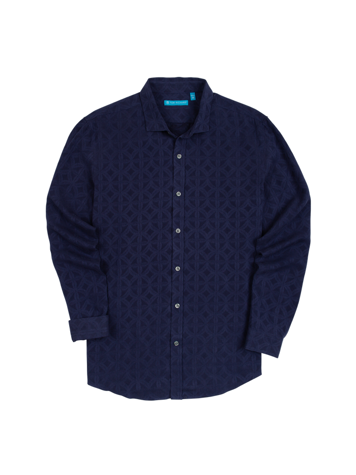 Breeze Block Jacquard Long Sleeve