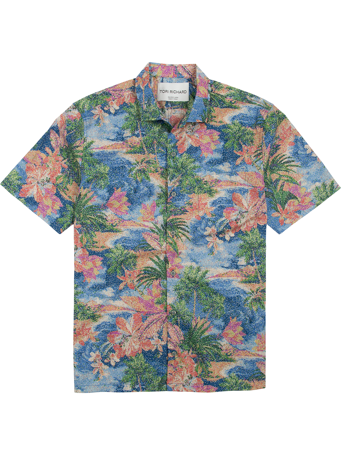 Honolulu Shirt Size M Tori Richard Hawaiian Aloha Shirt 100% Silk