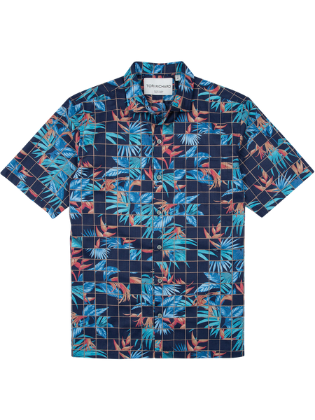 Paradise Puzzle — Cotton Lawn Shirt | Tori Richard