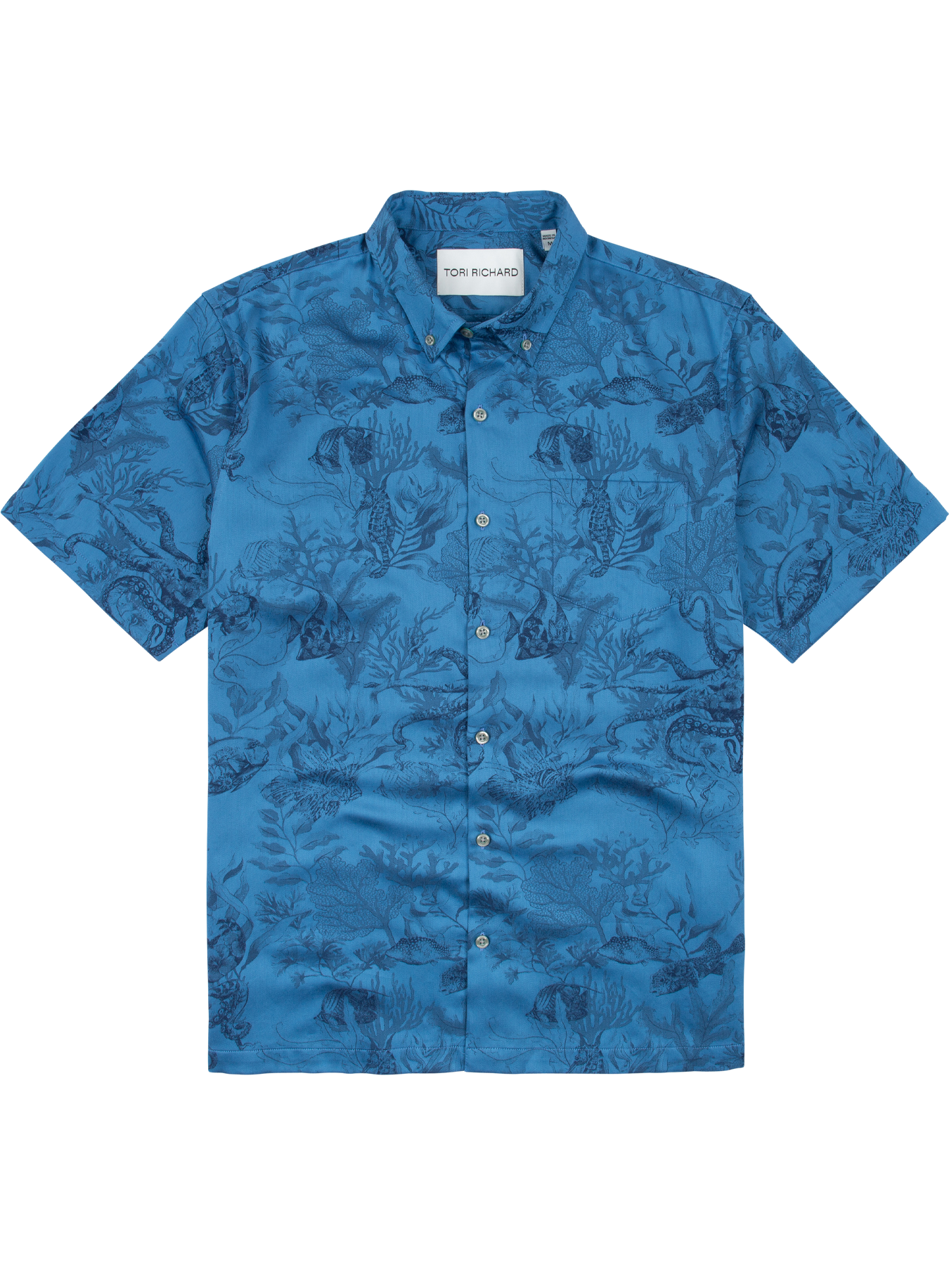 Octopus's Garden Jacquard — Cotton Shirt | Tori Richard Octopus's Garden Jacquard — Cotton Shirt | Tori Richard