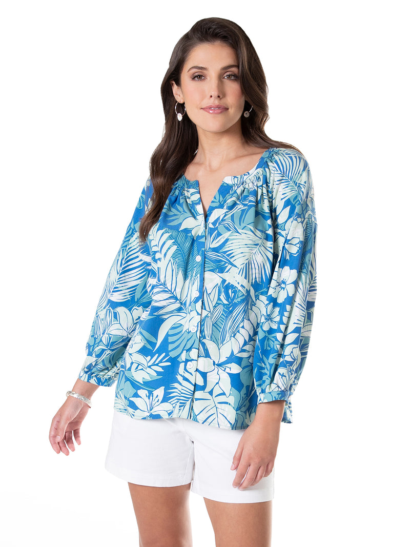 Rhapsody In Blue Selah Blouse