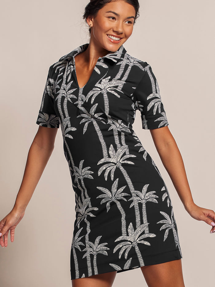 Palm Lined Phoenix Dress - Tradewind Technology™