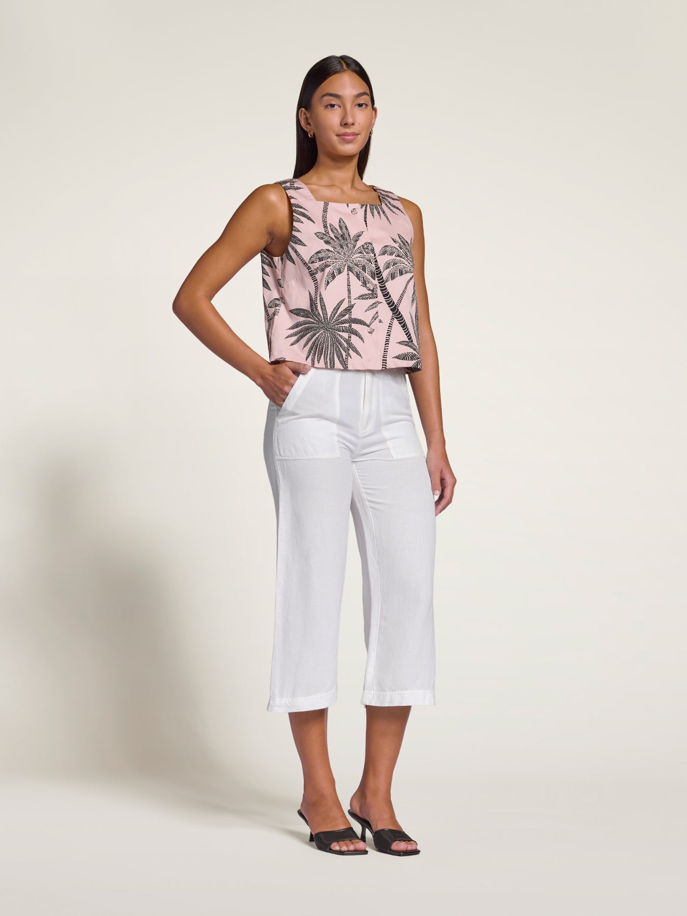 Sunshine Linen Persephone Pant | Tori Richard