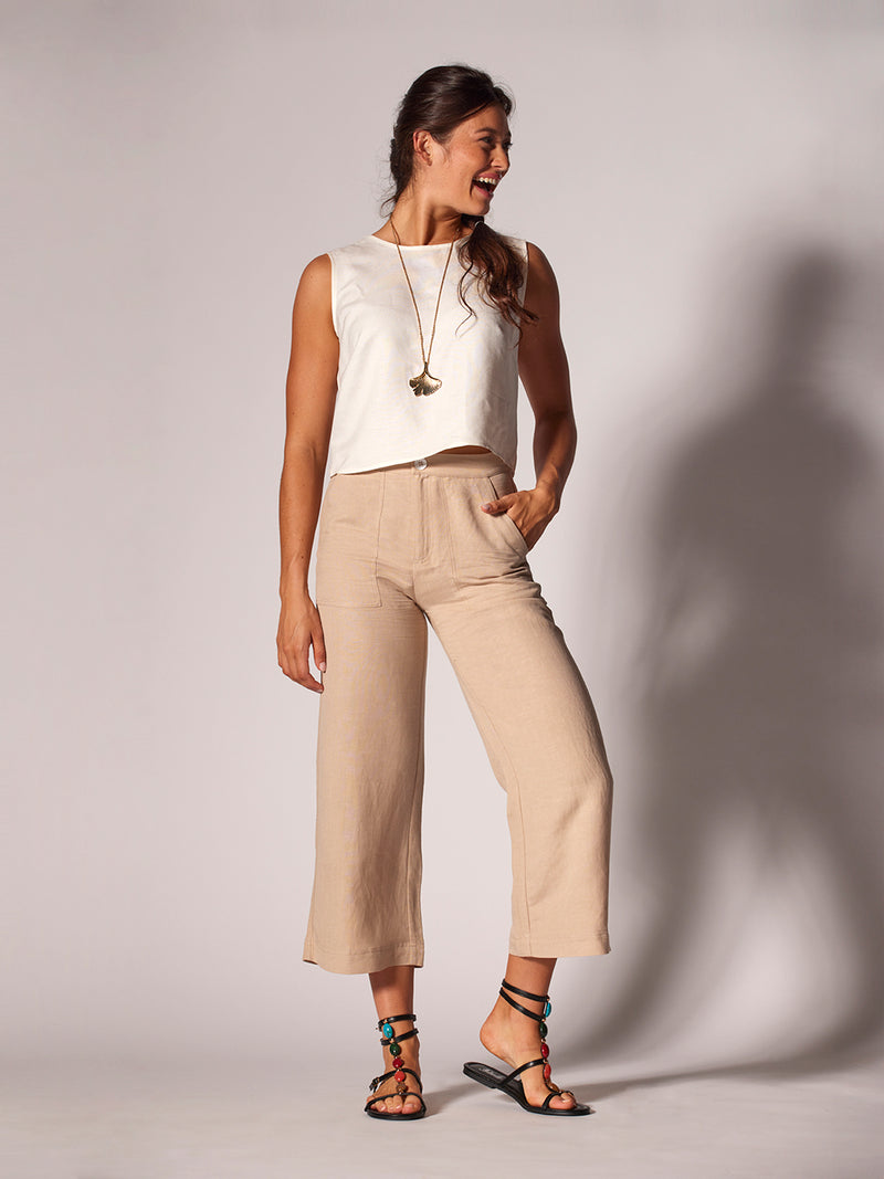 Sunshine Linen Persephone Pant