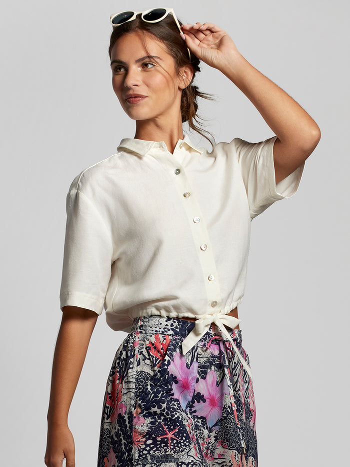 Coral Bloom Evelyn Pant