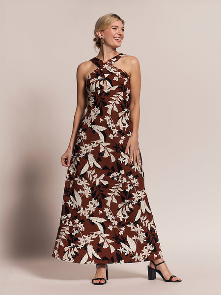 Tori Richard Womens Silhouetted Tori Dress | Size 10