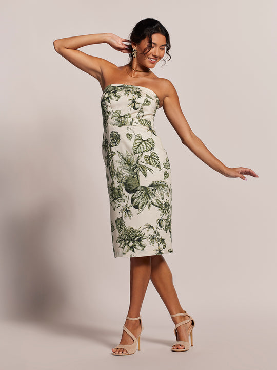 Flora in Ink Quinn Dress