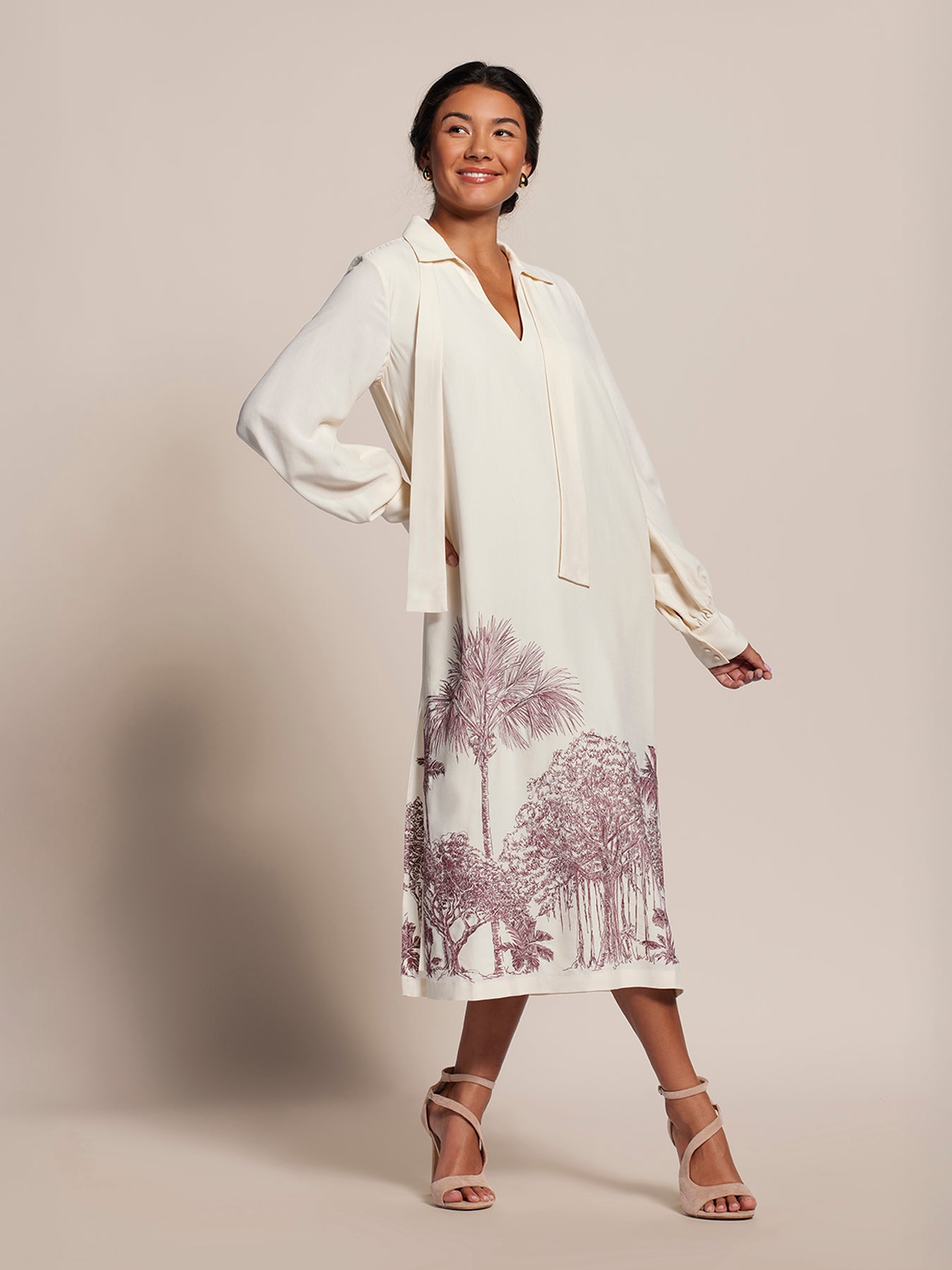 For the Trees Embroidery Winona Caftan