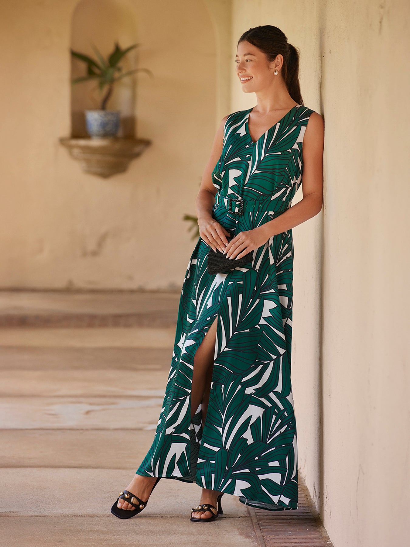 Fronds Forever Linnea Dress