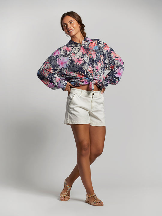 Coral Bloom Leslie Top