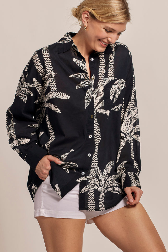 Palm Lined Leslie Top