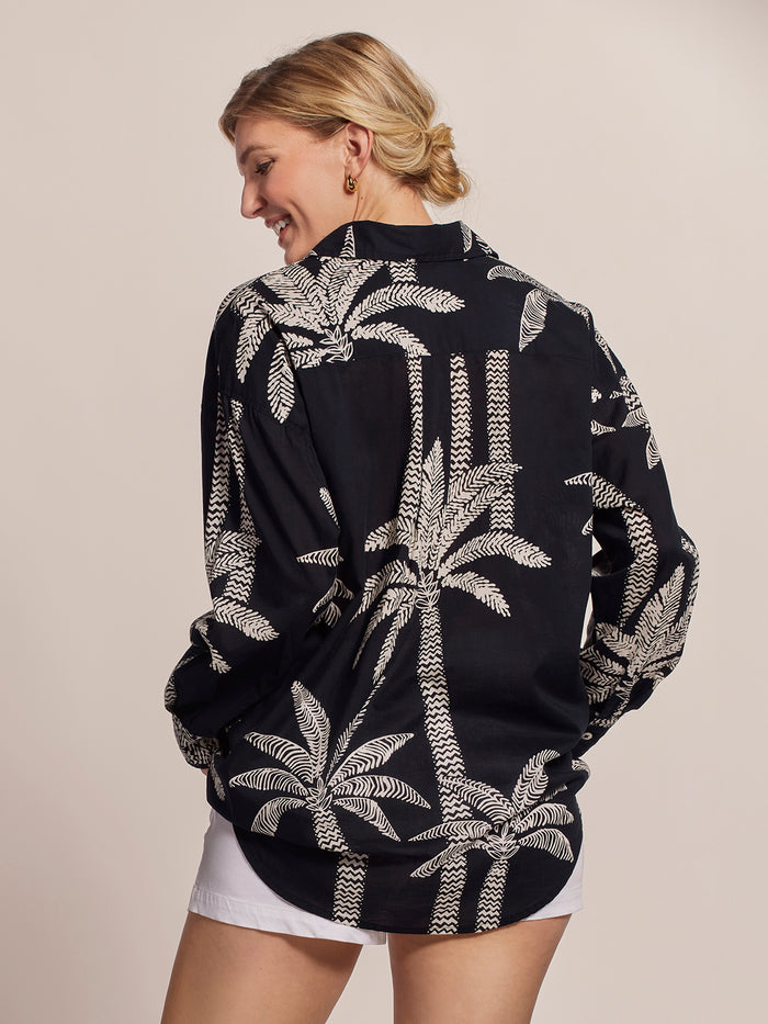 Palm Lined Leslie Top