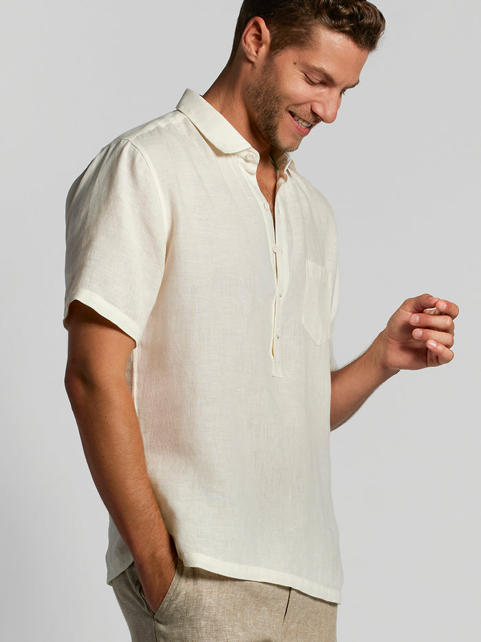 half and half dress shirt Men's Casual Striped & Half Sleeve Shirts