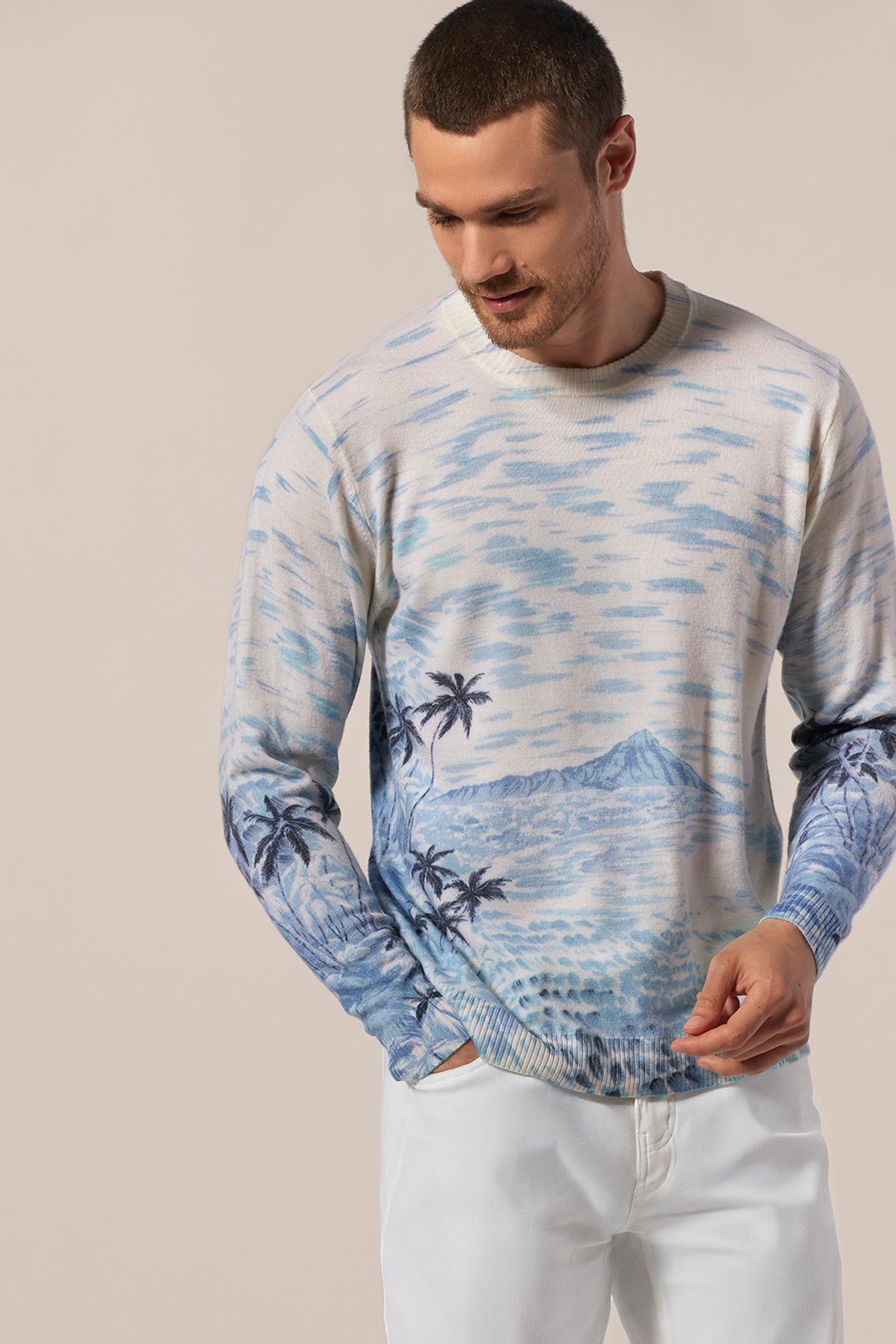 Ocean Palace Long Sleeve Sweater