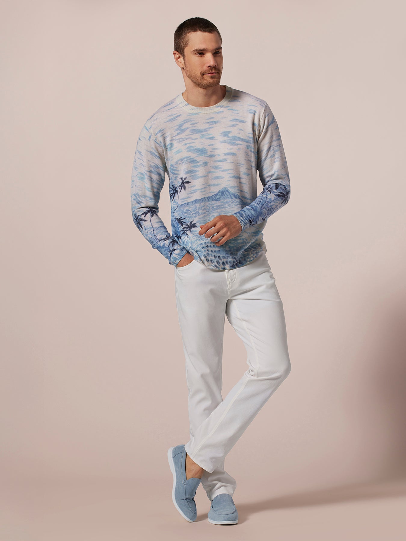 Ocean Palace Long Sleeve Sweater