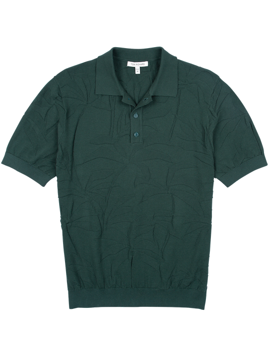 Palm Impression Sweater Polo