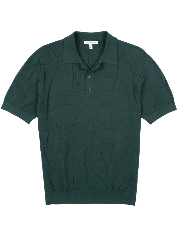 Palm Impression Sweater Polo