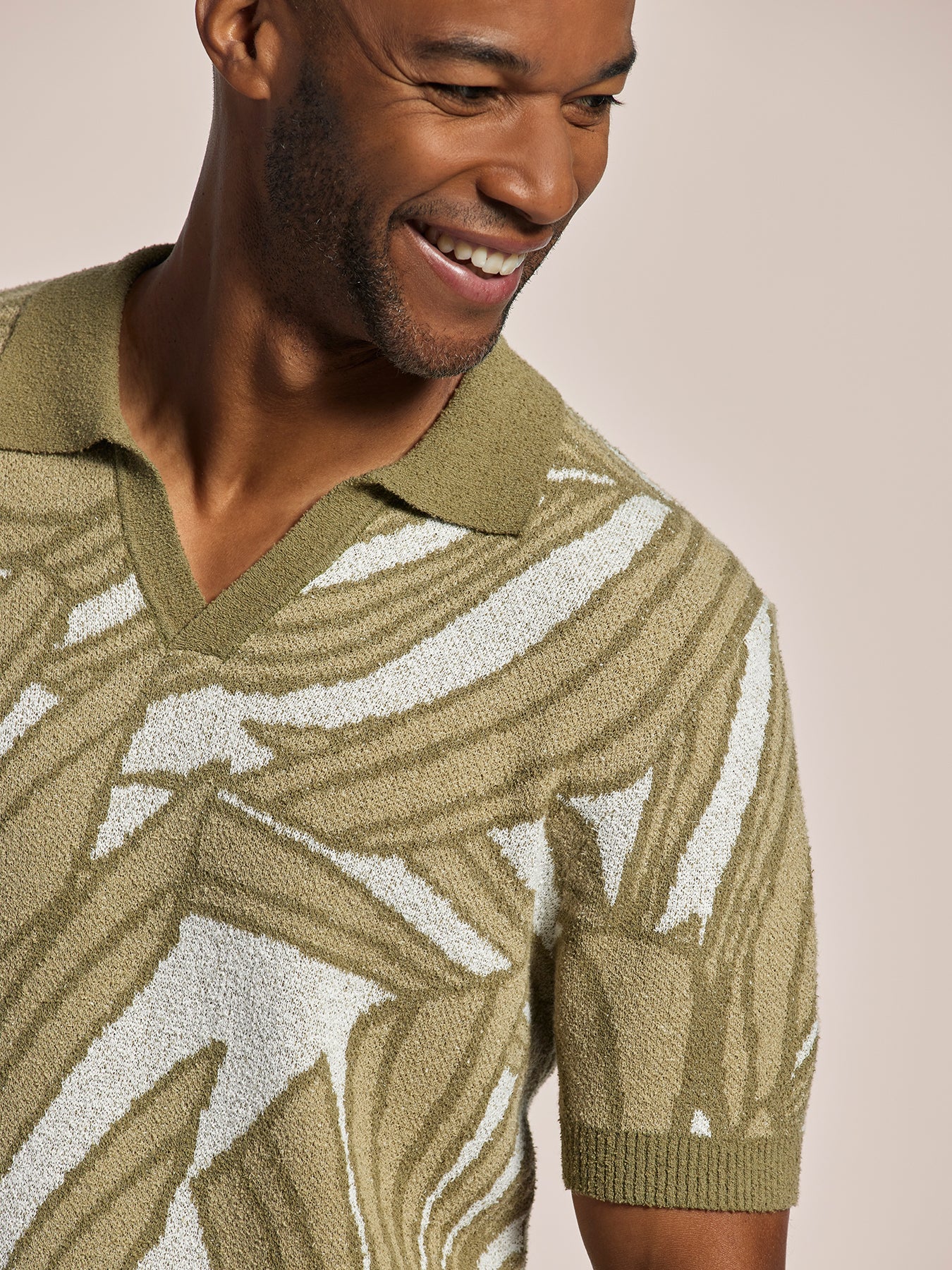 Just Fronds Boucle Polo