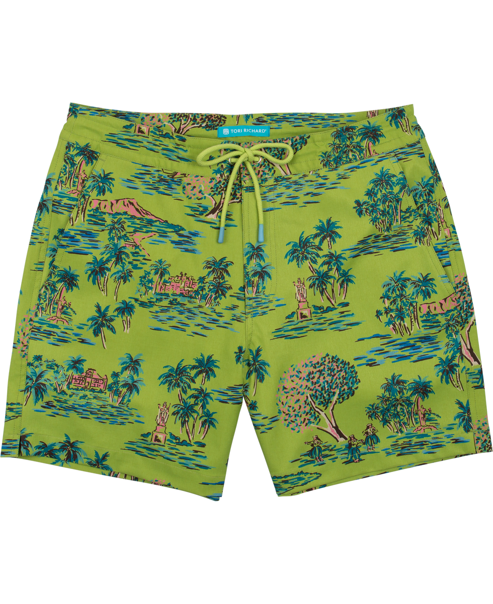 Aloha Toile - Swim - Tradewind Technology™ – Tori Richard