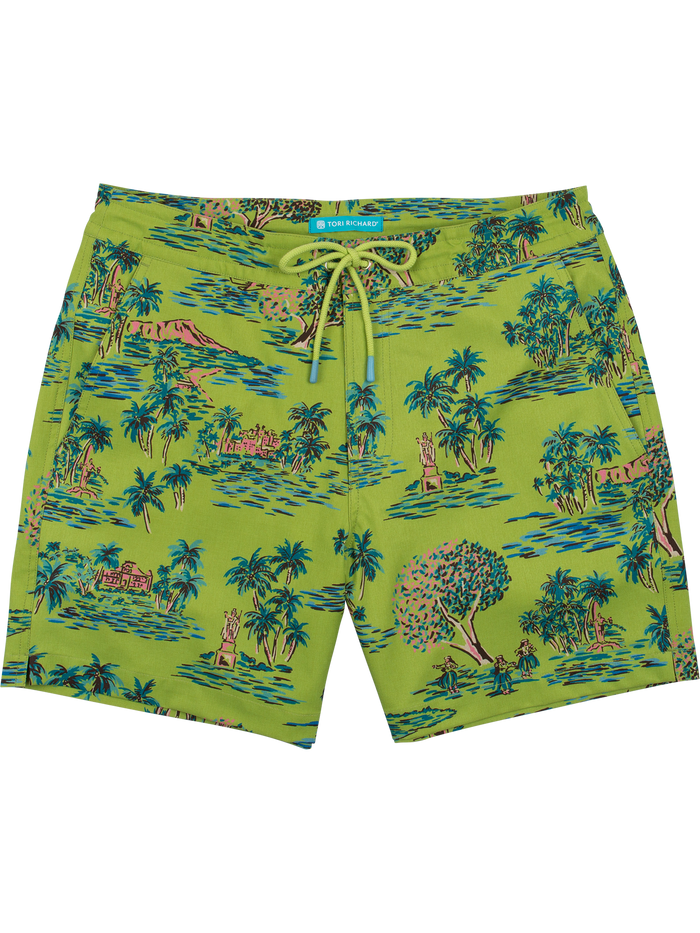 Aloha Toile - Swim - Tradewind Technology™